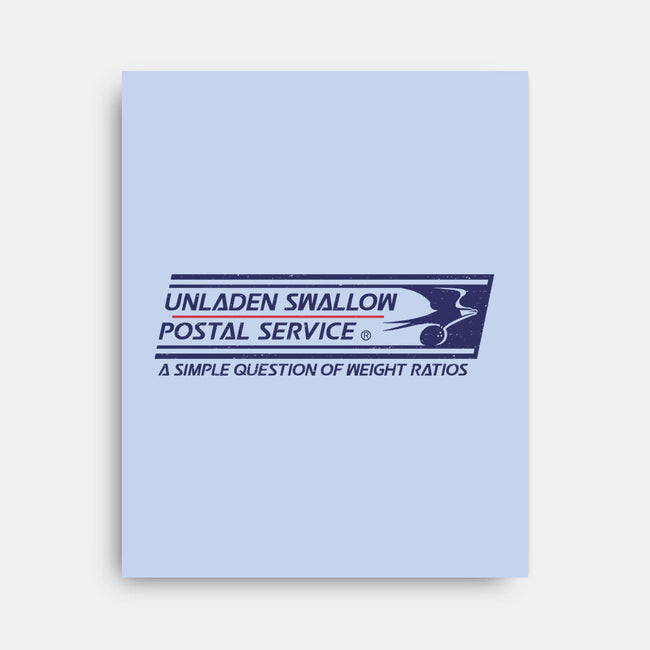 Unladen Swallow Postal Service-None-Stretched-Canvas-kg07