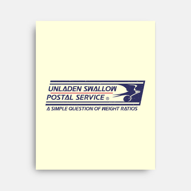 Unladen Swallow Postal Service-None-Stretched-Canvas-kg07