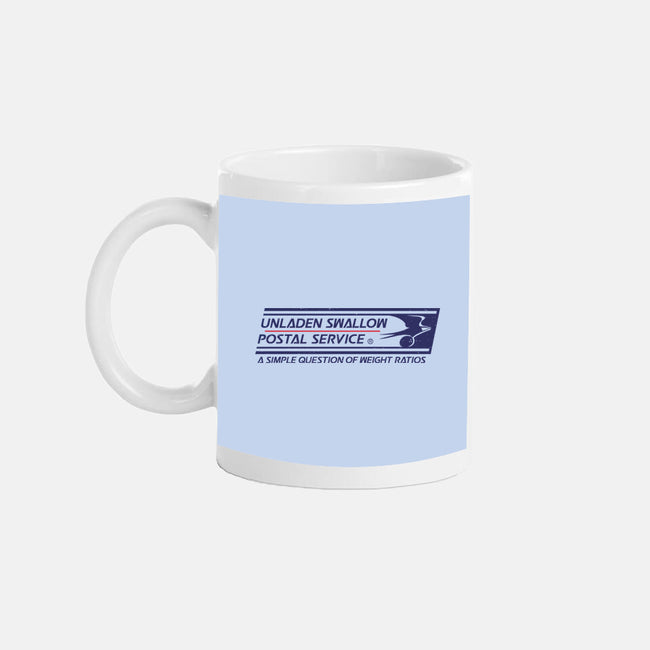 Unladen Swallow Postal Service-None-Mug-Drinkware-kg07