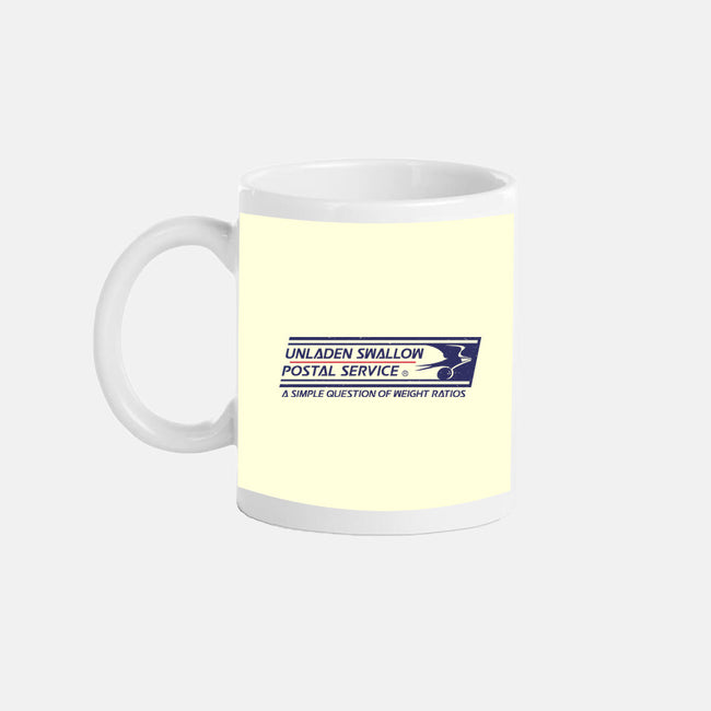 Unladen Swallow Postal Service-None-Mug-Drinkware-kg07