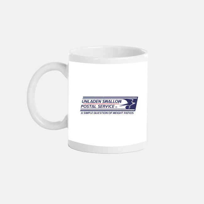 Unladen Swallow Postal Service-None-Mug-Drinkware-kg07