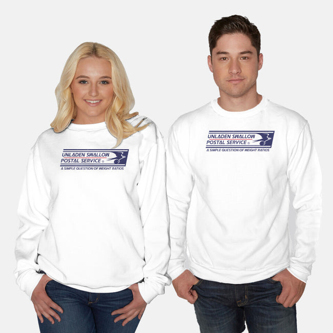 Unladen Swallow Postal Service-Unisex-Crew Neck-Sweatshirt-kg07