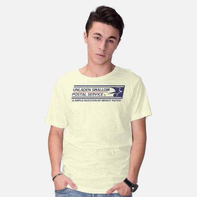 Unladen Swallow Postal Service-Mens-Basic-Tee-kg07