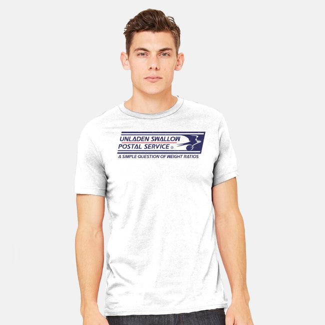 Unladen Swallow Postal Service-Mens-Heavyweight-Tee-kg07