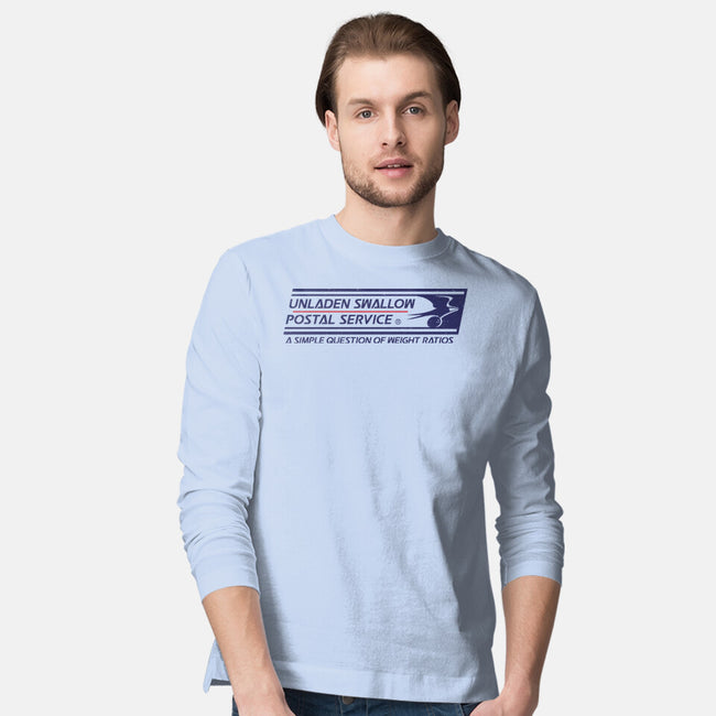 Unladen Swallow Postal Service-Mens-Long Sleeved-Tee-kg07