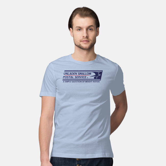 Unladen Swallow Postal Service-Mens-Premium-Tee-kg07