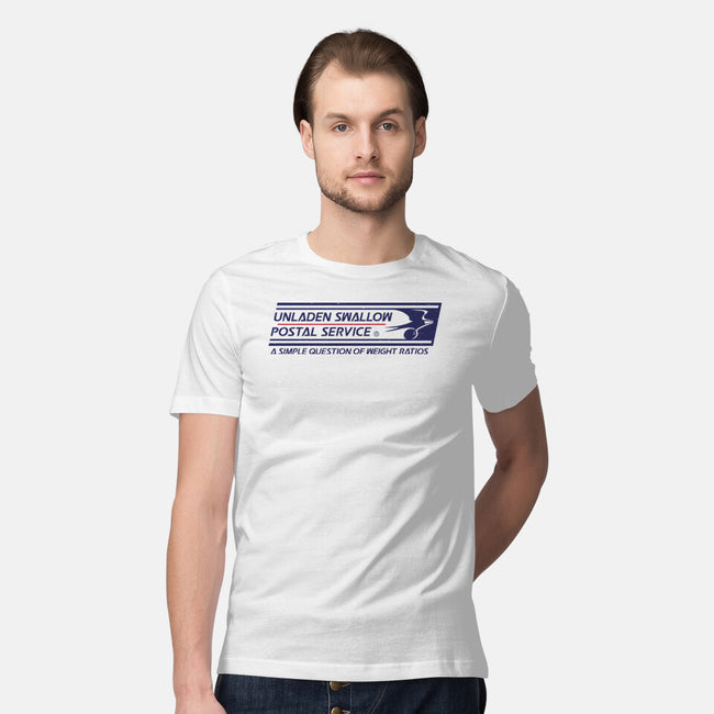 Unladen Swallow Postal Service-Mens-Premium-Tee-kg07