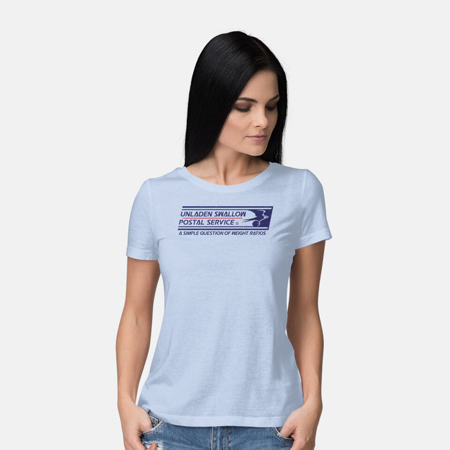 Unladen Swallow Postal Service-Womens-Basic-Tee-kg07