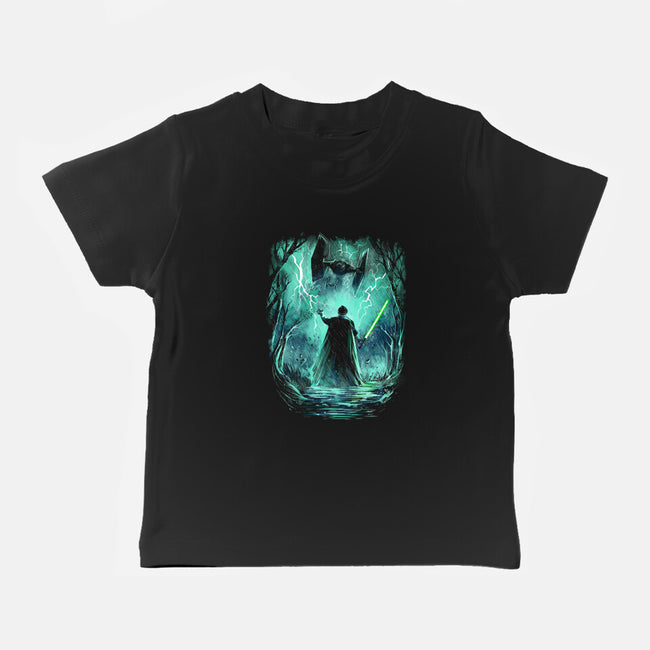 The Jedi Knight-Baby-Basic-Tee-zascanauta