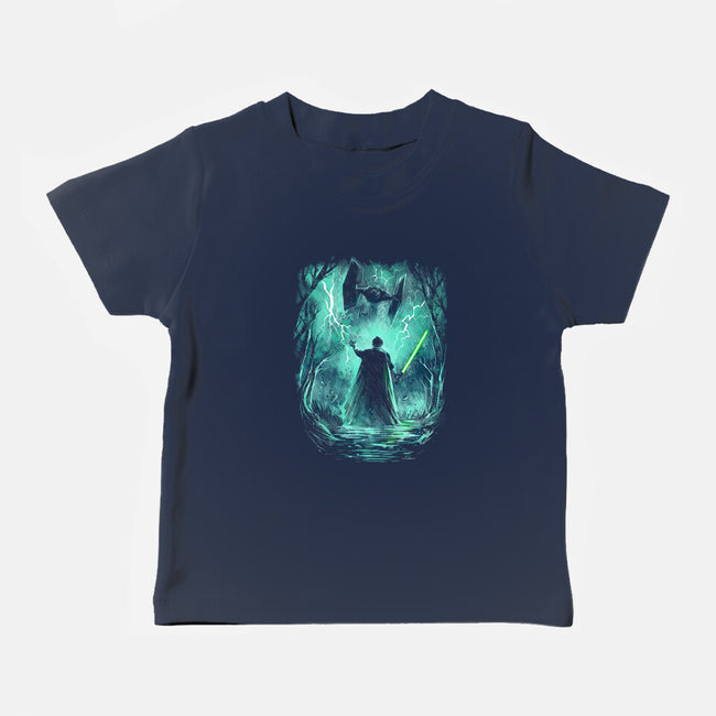 The Jedi Knight-Baby-Basic-Tee-zascanauta