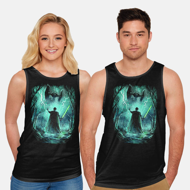 The Jedi Knight-Unisex-Basic-Tank-zascanauta