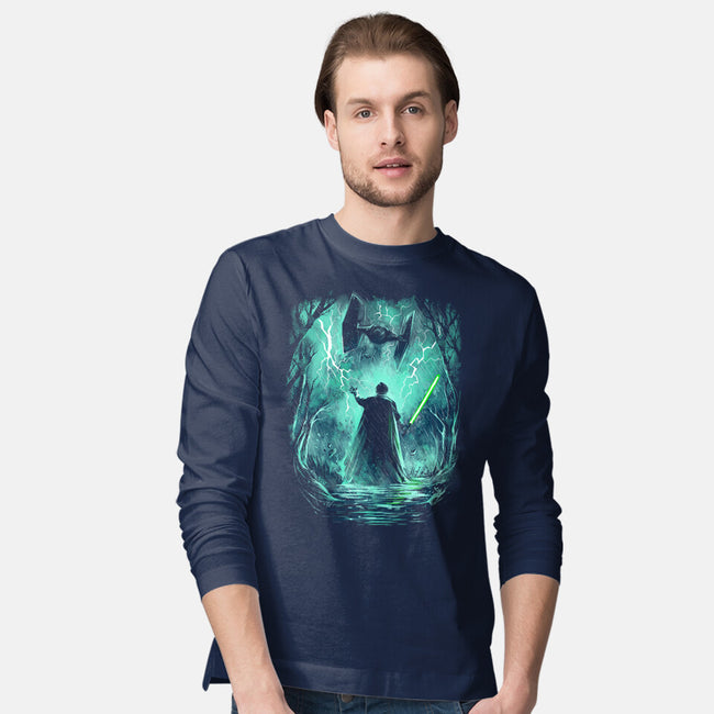 The Jedi Knight-Mens-Long Sleeved-Tee-zascanauta