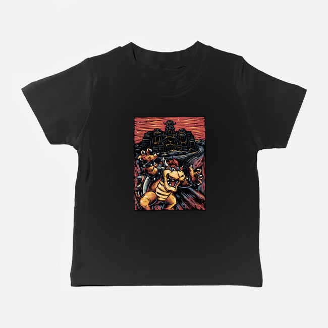 Scream For The Princess-Baby-Basic-Tee-glitchygorilla
