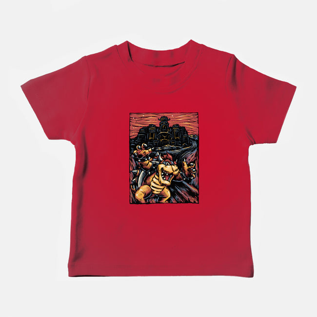 Scream For The Princess-Baby-Basic-Tee-glitchygorilla