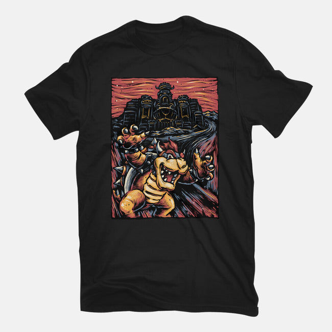 Scream For The Princess-Mens-Basic-Tee-glitchygorilla