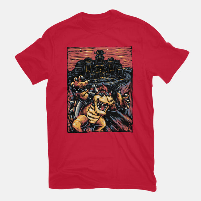 Scream For The Princess-Mens-Basic-Tee-glitchygorilla