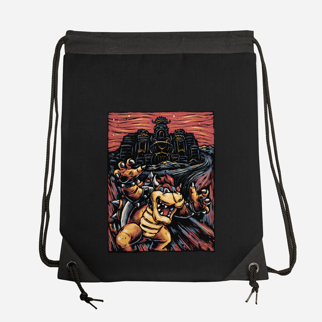 Scream For The Princess-None-Drawstring-Bag-glitchygorilla