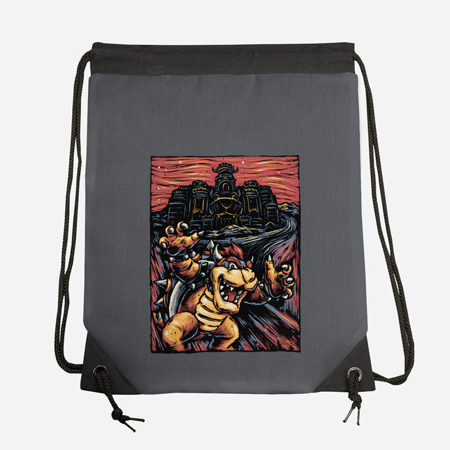 Scream For The Princess-None-Drawstring-Bag-glitchygorilla