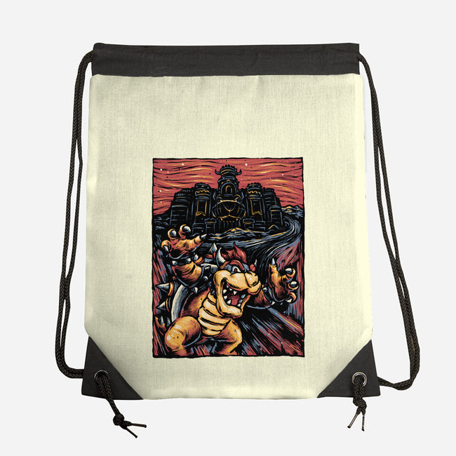 Scream For The Princess-None-Drawstring-Bag-glitchygorilla