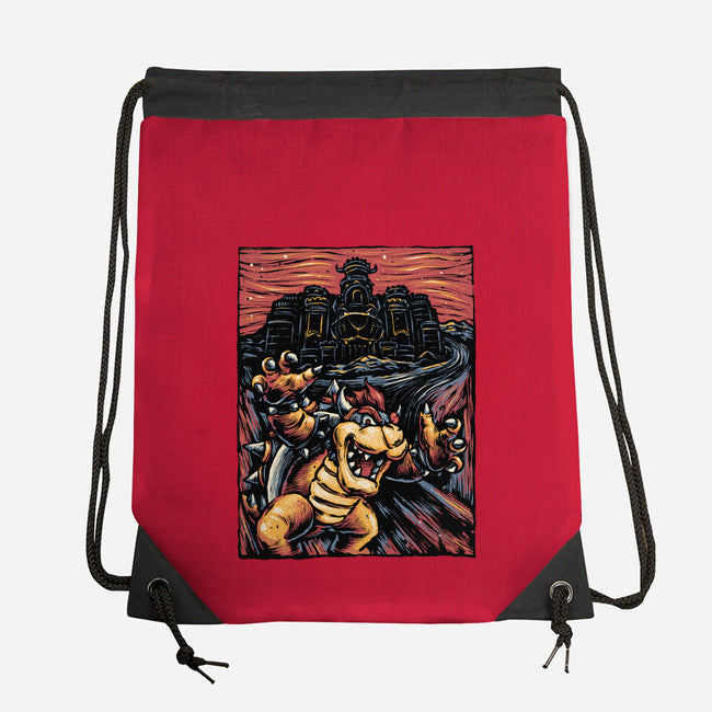 Scream For The Princess-None-Drawstring-Bag-glitchygorilla