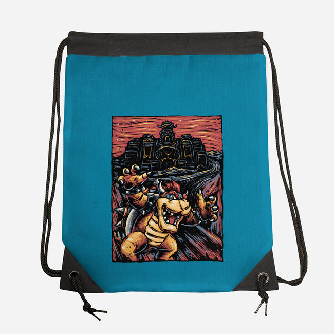 Scream For The Princess-None-Drawstring-Bag-glitchygorilla