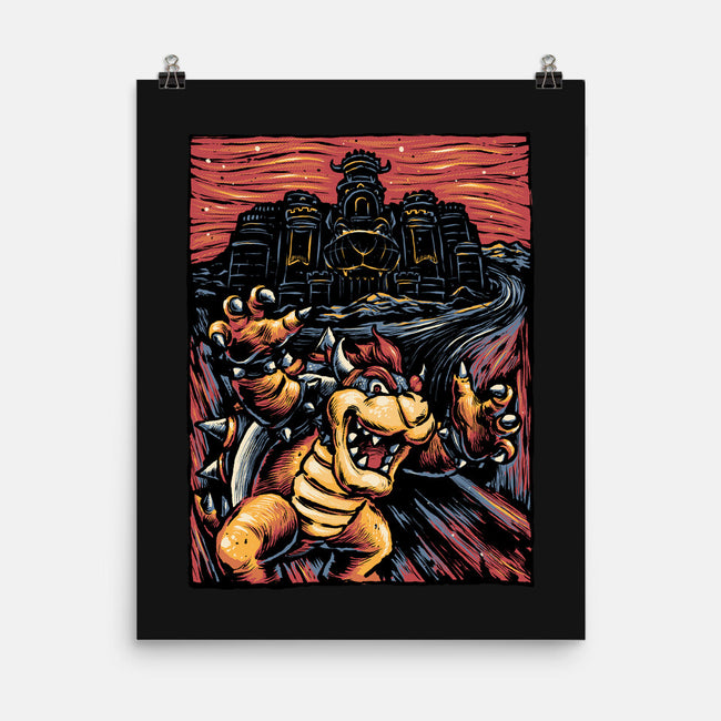 Scream For The Princess-None-Matte-Poster-glitchygorilla