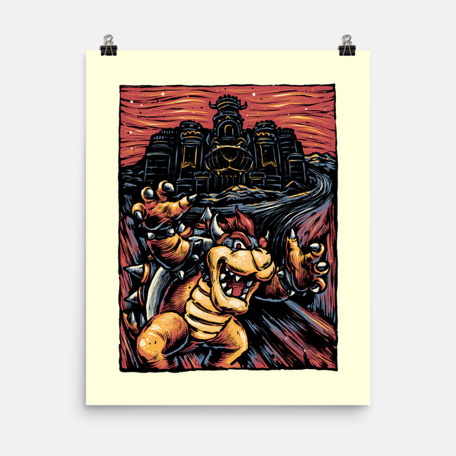 Scream For The Princess-None-Matte-Poster-glitchygorilla