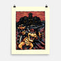 Scream For The Princess-None-Matte-Poster-glitchygorilla