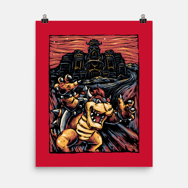 Scream For The Princess-None-Matte-Poster-glitchygorilla