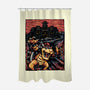 Scream For The Princess-None-Polyester-Shower Curtain-glitchygorilla