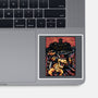 Scream For The Princess-None-Glossy-Sticker-glitchygorilla