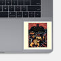 Scream For The Princess-None-Glossy-Sticker-glitchygorilla