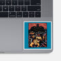 Scream For The Princess-None-Glossy-Sticker-glitchygorilla