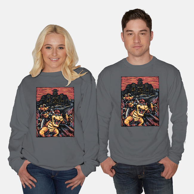 Scream For The Princess-Unisex-Crew Neck-Sweatshirt-glitchygorilla