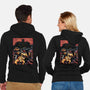 Scream For The Princess-Unisex-Zip-Up-Sweatshirt-glitchygorilla
