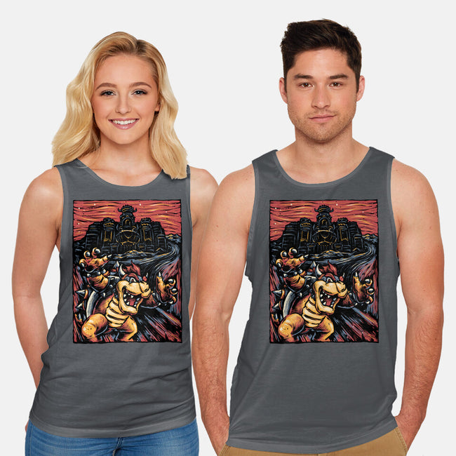 Scream For The Princess-Unisex-Basic-Tank-glitchygorilla