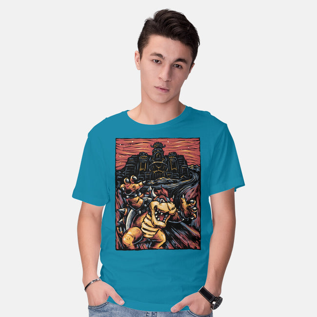 Scream For The Princess-Mens-Basic-Tee-glitchygorilla