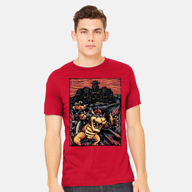 Scream For The Princess-Mens-Heavyweight-Tee-glitchygorilla