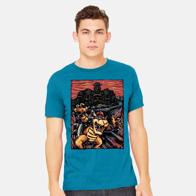 Scream For The Princess-Mens-Heavyweight-Tee-glitchygorilla
