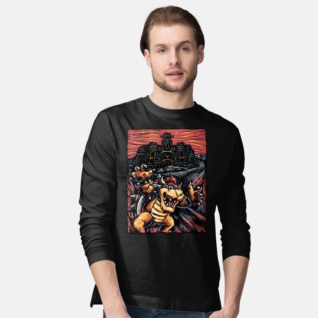 Scream For The Princess-Mens-Long Sleeved-Tee-glitchygorilla