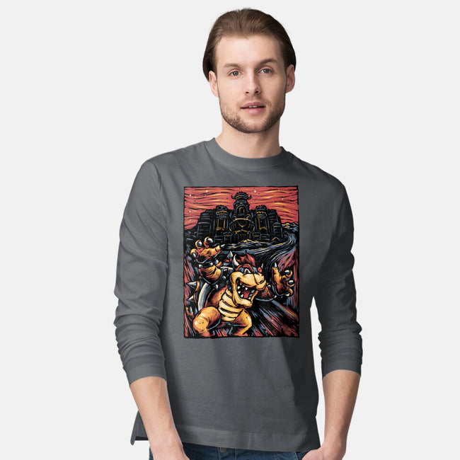 Scream For The Princess-Mens-Long Sleeved-Tee-glitchygorilla