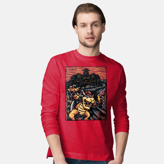 Scream For The Princess-Mens-Long Sleeved-Tee-glitchygorilla