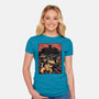 Scream For The Princess-Womens-Fitted-Tee-glitchygorilla