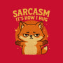 Sarcasm Is How I Hug-None-Adjustable Tote-Bag-Trendlory
