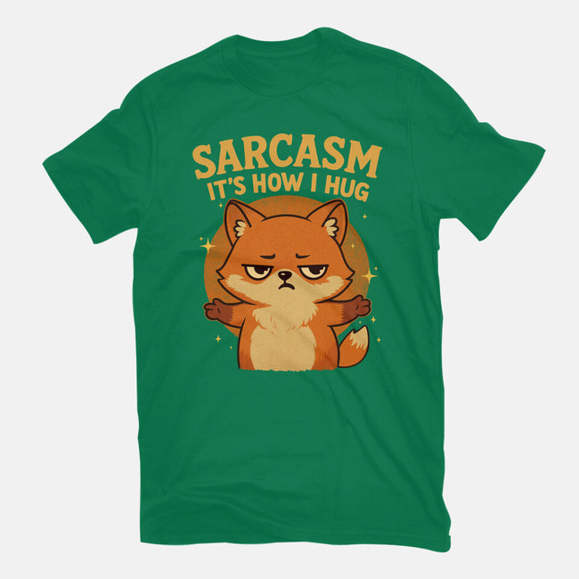 Sarcasm Is How I Hug-Mens-Basic-Tee-Trendlory