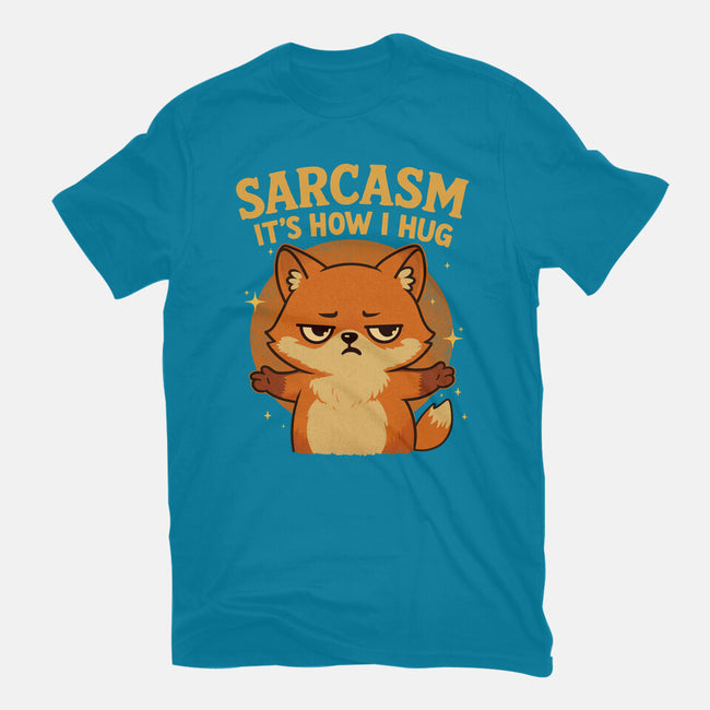 Sarcasm Is How I Hug-Mens-Basic-Tee-Trendlory
