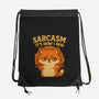 Sarcasm Is How I Hug-None-Drawstring-Bag-Trendlory