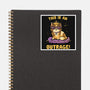 This Is An Outrage-None-Glossy-Sticker-kg07