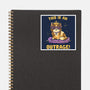 This Is An Outrage-None-Glossy-Sticker-kg07