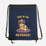 This Is An Outrage-None-Drawstring-Bag-kg07